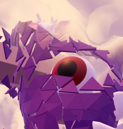 concept art of a surreal living megastructure